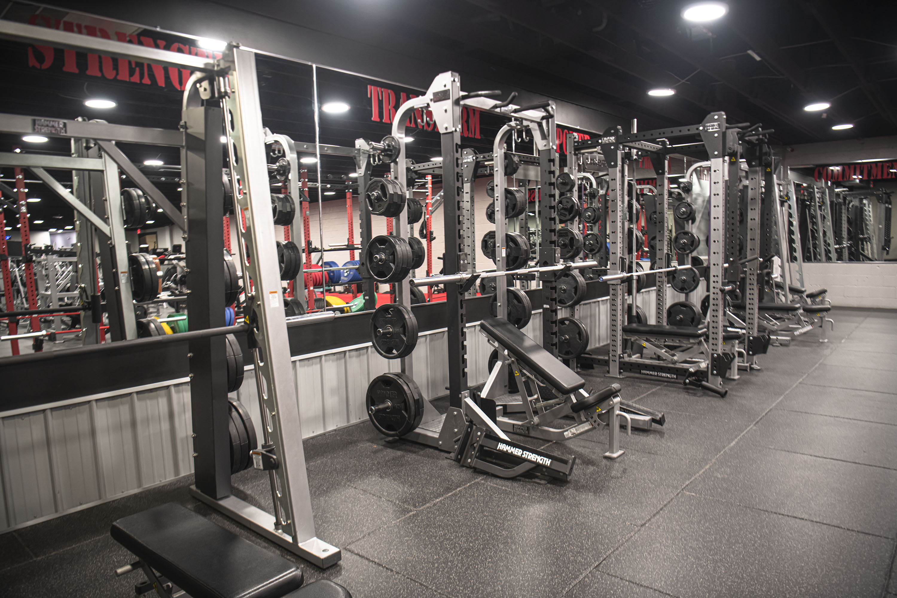 365 Fitness plate-loaded strength machines