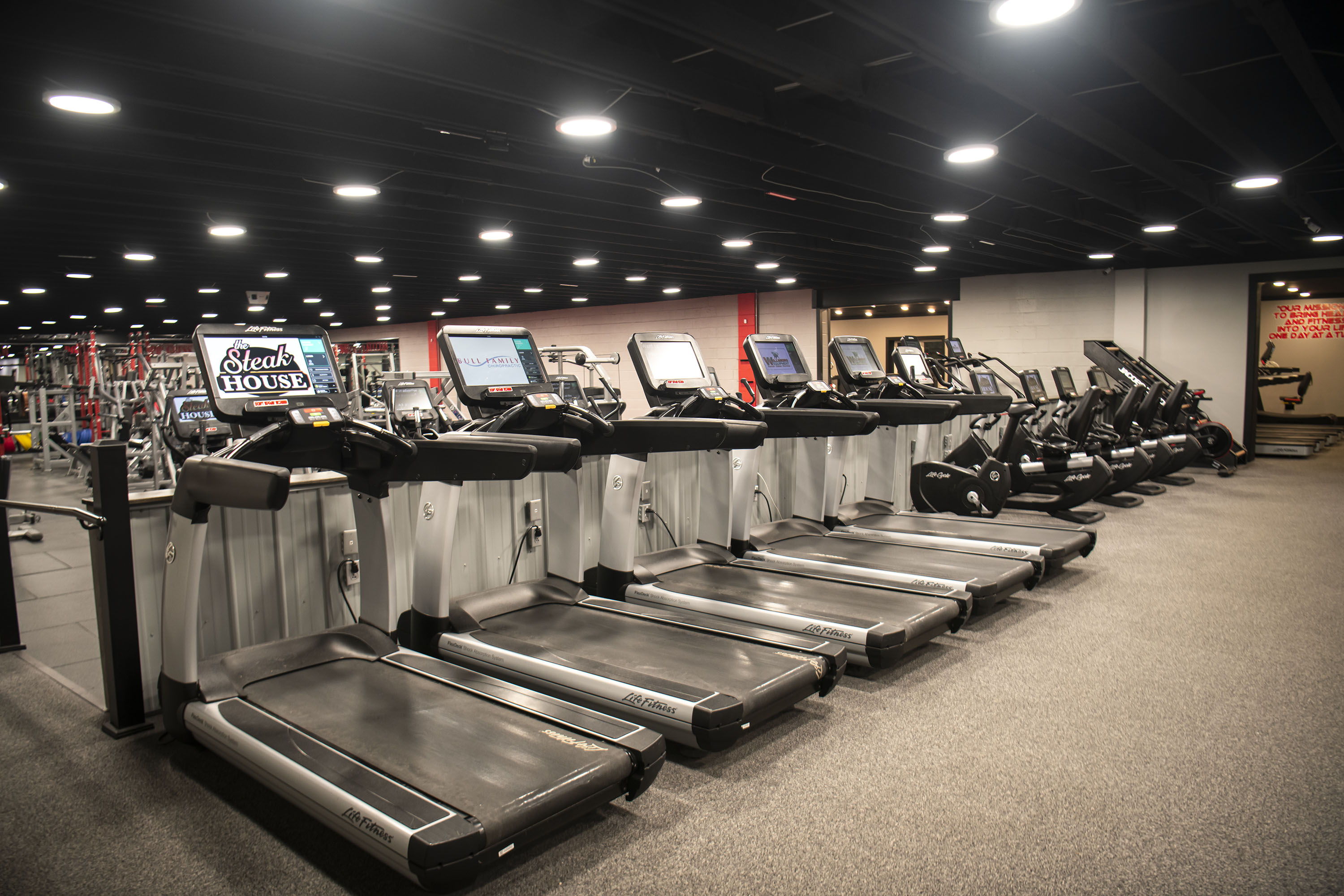 365 Fitness free weight area